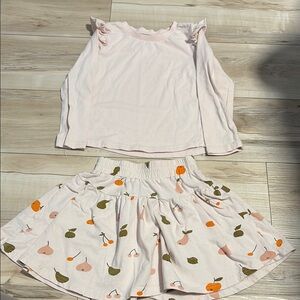 Dot Size 6 Matching Skirt Set
